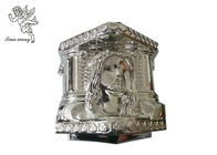 সিলভার প্লাস্টিক কফিন Decoratin, একটি কসপিস ক্রিস মডেলের ফিউনারল অলংকরণ যন্ত্রাংশ