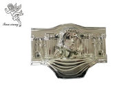 সিলভার প্লাস্টিক কফিন Decoratin, একটি কসপিস ক্রিস মডেলের ফিউনারল অলংকরণ যন্ত্রাংশ