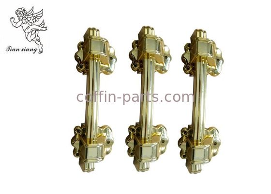 Funeral Golden Casket Handle Hardware , PP Recycle Plastic Wholesale Coffin Handles