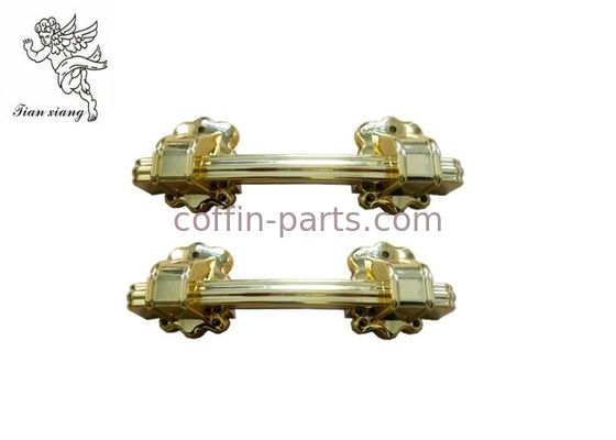 Funeral Golden Casket Handle Hardware , PP Recycle Plastic Wholesale Coffin Handles