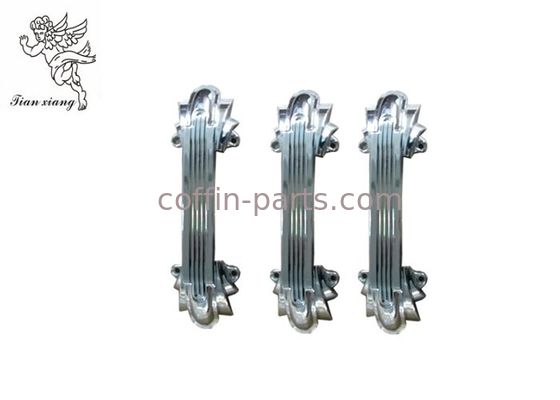 Golden Burial Plastic Casket Handles , Eruopean Style Brass Coffin Handles