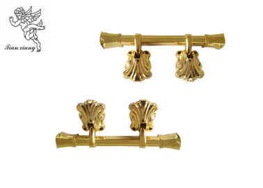 Decoration Plastic Coffin Swing Handle Funeral Golden PP Recycle Material H9007
