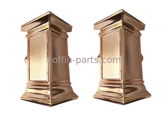 Copper corner Customized Standard plastic Coffin parts for Decorateing swing bar