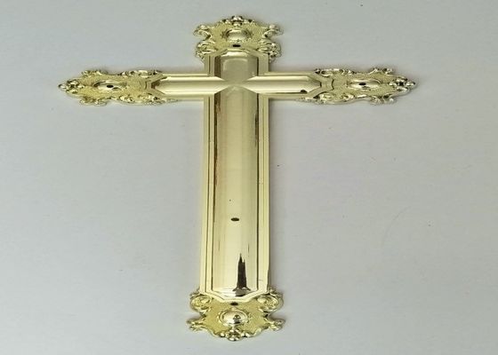Standard 44.8×20.8cm PP Coffin Crucifix For Funeral Decoration