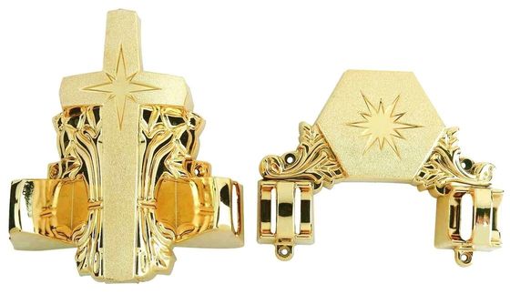 Copper Silver Casket Accessories With Praying Hands Casket Hardware